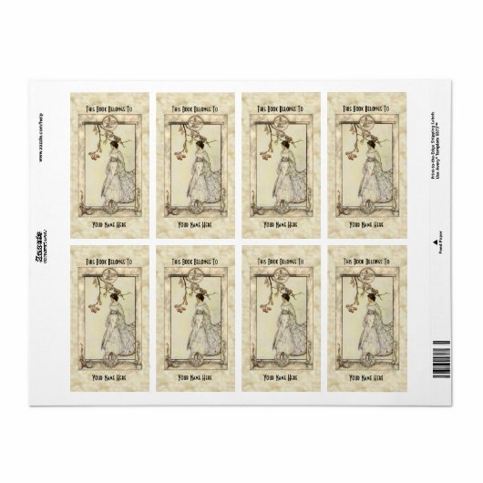 Bladplaat Etiket (Full Sheet)