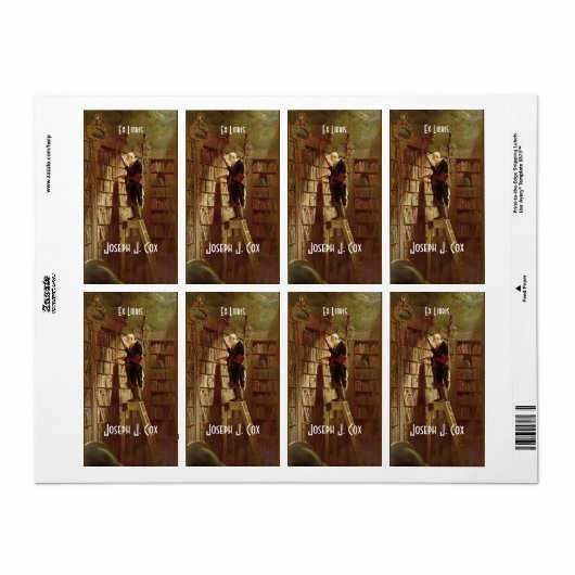 Bladplaat Etiket (Full Sheet)