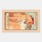 Bladplaat Rechthoekige Sticker (Voorkant)