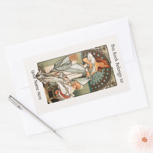 Bladplaat Rechthoekige Sticker (Envelop)