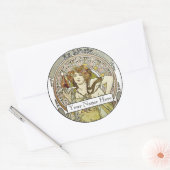 Bladplaat Ronde Sticker (Envelop)