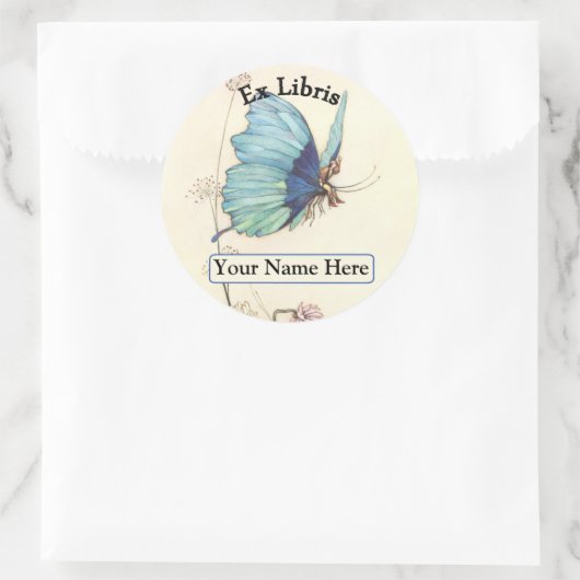 Bladplaat Ronde Sticker (Tas)