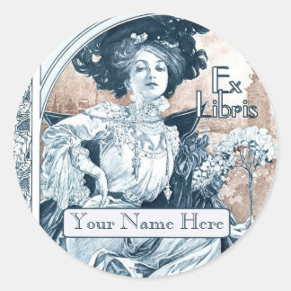 Bladplaat Ronde Sticker