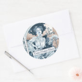 Bladplaat Ronde Sticker (Envelop)