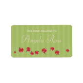 Bladplaatlabel Etiket (Voorkant)