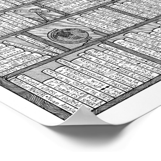 Bladplank #10 poster (Hoek)