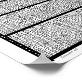 Bladplank #5 Poster (Hoek)