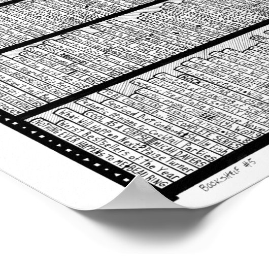 Bladplank #5 Poster (Hoek)