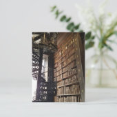 Bladplank in de Long Room, Dublin, Ierland Briefkaart (Staand voorkant)