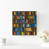 Bladplanken 1 wandklokken en numerieke opties (Huis)