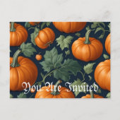 Bladpompoenpleister Uitnodiging Briefkaart (Voorkant)