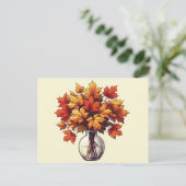 bladpot briefkaart (Staand voorkant)