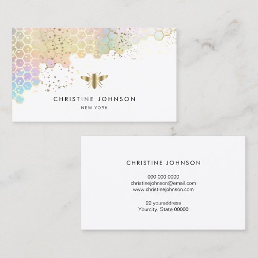 bladreuzel visitekaartje (Voorkant / Achterkant)