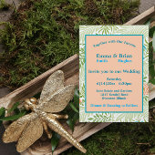 Bladrijk bloemig vintage patroon kaart