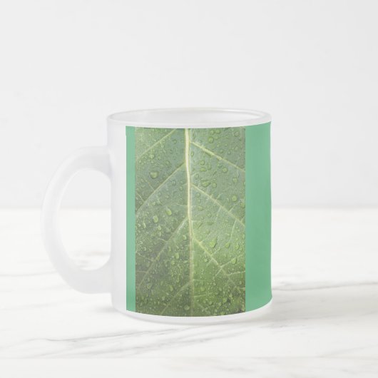bladrijk matglas koffiemok (Links)