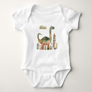 Bladrijke Dino Scene – Leuke dinosaurus t-shirt vo