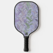 Bladrijke Kruipende Wingerd Tekenpatroon Met Paste Pickleball Paddle (Achterkant)