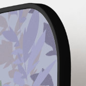 Bladrijke Kruipende Wingerd Tekenpatroon Met Paste Pickleball Paddle (Links Detail)