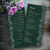Bladrijke Natuur Botanische Groene Menu 