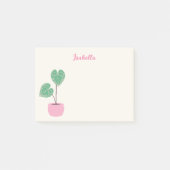 Bladrijke Pottige Plant Post-it® Notes (Voorkant)