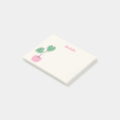 Bladrijke Pottige Plant Post-it® Notes (Schuin)