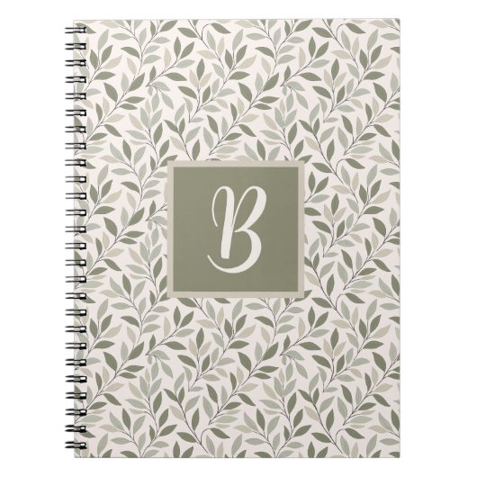 Bladrijke ranken notitieboek (Voorkant)