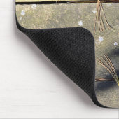 Bladschaduwen op hout muismat (Hoek)