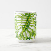 Bladsculpturen op een klassieke Mok (A) (Center)