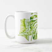 Bladsculpturen op een klassieke Mok (A) (Links)