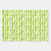 Bladsculpturen op een wikkelpapierset inpakpapier vel (Voorkant 2)