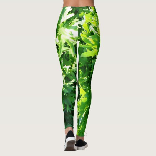 bladsla leggings (Achterkant)