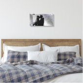 Bladsparkle Print Jubileum Zilveren bladeren (Insitu (Slaapkamer))