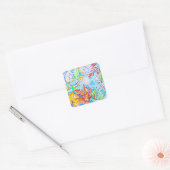 Bladstickers Vierkante Sticker (Envelop)
