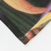 Bladstudie 2 fleece deken (Hoek)