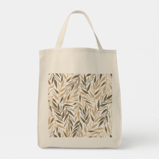 Bladtak. Tote Bag (Achterkant)