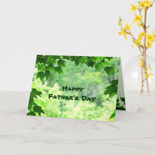 bladvaderdag kaart (Gele Bloem)