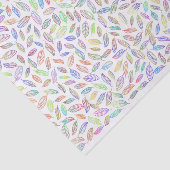  bladverkleurd lederen skeletspatroon tissuepapier (Detail)