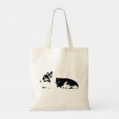 bladverlichtingsboodschappen tote bag (Achterkant)