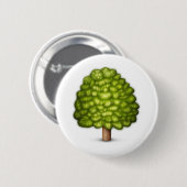 bladverliezende boom - Emoji Ronde Button 5,7 Cm (Voorkant /achterkant)