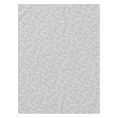 bladvertakkingspatroon wit op grijs of EVENTUELE k Tafelkleed (Voorkant)