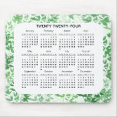 Bladvormig ontwerp 2024 Mousepad Muismat (Voorkant)