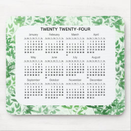 Bladvormig ontwerp 2024 Mousepad Muismat