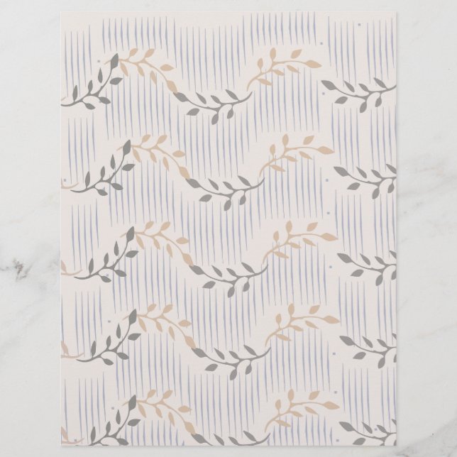 Bladwervelpatroon: (Voorkant)