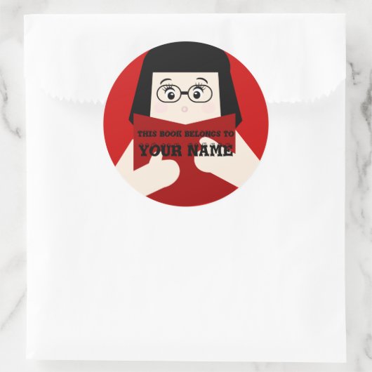 Bladwijzer 2 Leesboekje Aangepaste sticker (Tas)