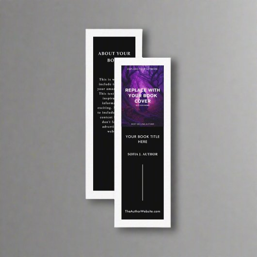 Bladwijzer Auteur Schrijver Boekenlancering Mini Visitekaartje