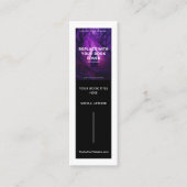 Bladwijzer Auteur Schrijver Boekenlancering Mini Visitekaartje (Voorkant)