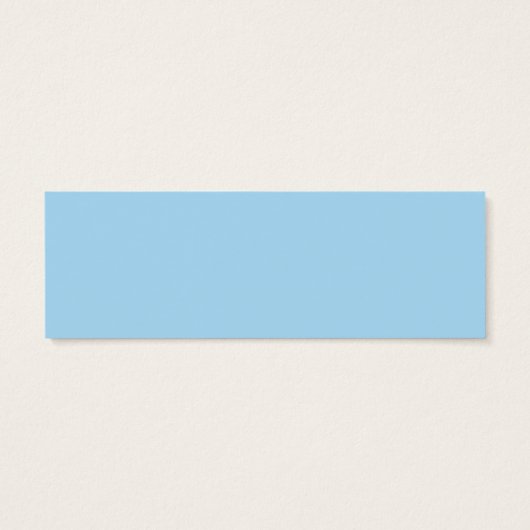 Bladwijzer - Blauw en sinaasappel doodle Mini Visitekaartjes (Achterkant)