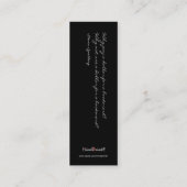 Bladwijzer - Boekdossier Mini Visitekaartje (Achterkant)