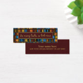 Bladwijzer boekenontwerp mini visitekaartjes (Bureau)