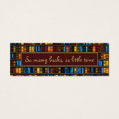 Bladwijzer boekenontwerp mini visitekaartjes (Voorkant)